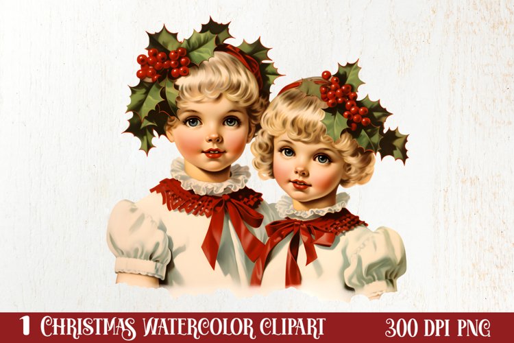 Vintage Christmas Clipart Image 14