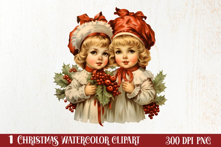 Vintage Christmas Clipart Image 12