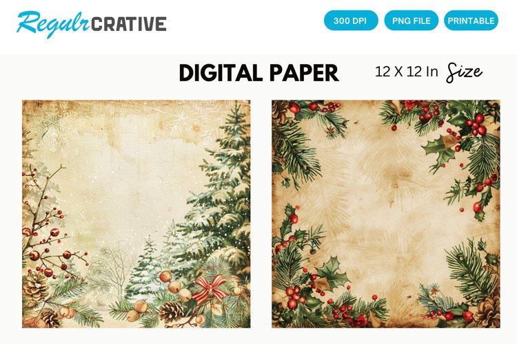 Christmas Background Clipart Image 15