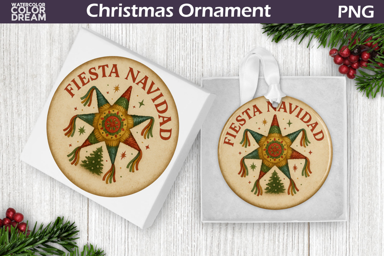 Vintage Christmas Ornament | Retro Christmas Ornament