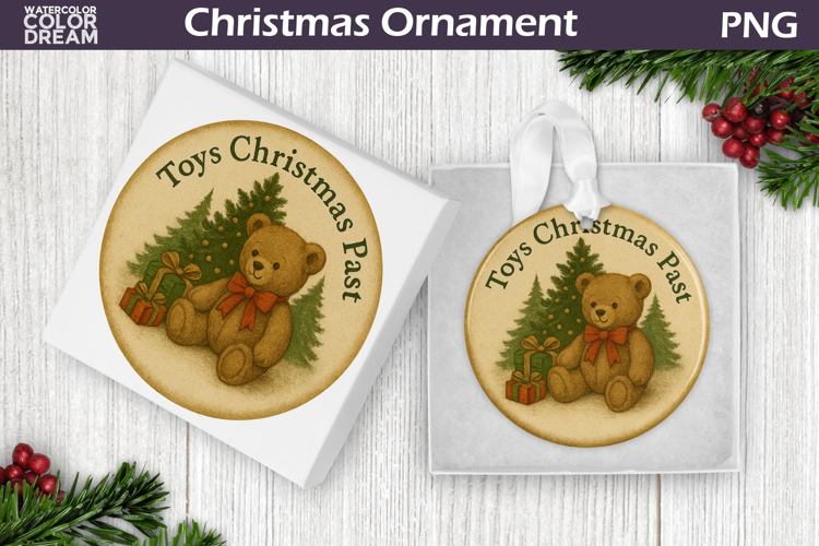 Vintage Christmas Ornament | Christmas Tree Bear Ornament