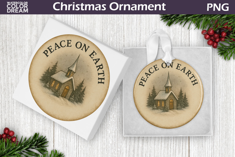 Retro Christmas Ornament | Vintage Christmas Ornament