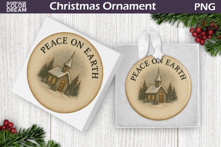 Retro Christmas Ornament | Vintage Christmas Ornament