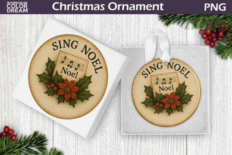 Retro Christmas Ornament | Vintage Christmas Ornament