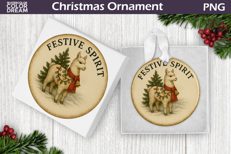 Retro Christmas Ornament | Vintage Christmas Ornament