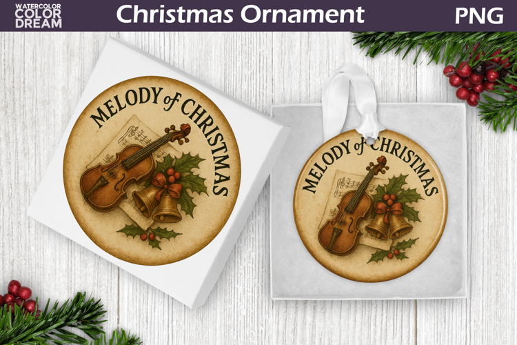 Retro Christmas Ornament | Vintage Christmas Ornament