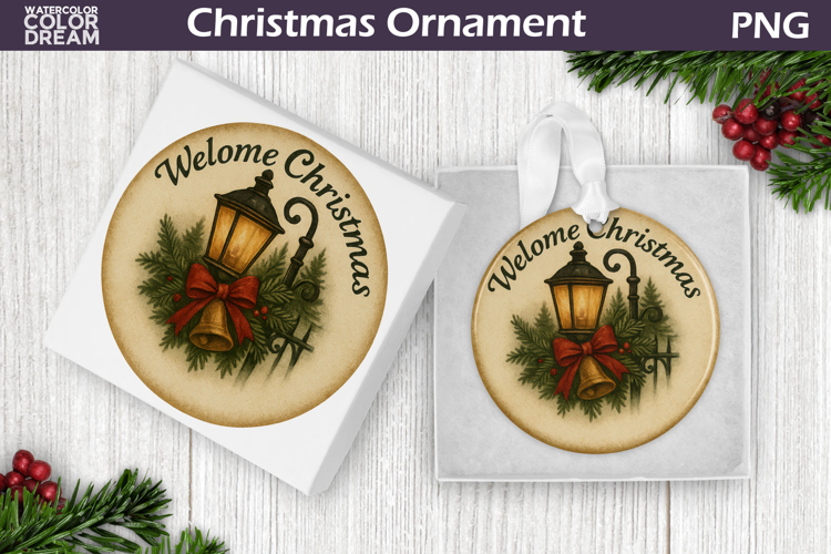 Retro Christmas Ornament | Vintage Christmas Ornament