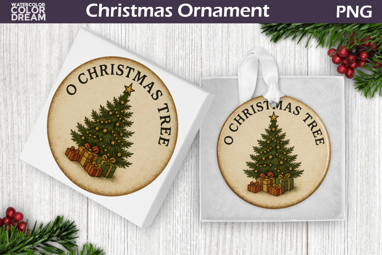 Retro Christmas Ornament | Christmas Tree Ornament