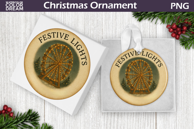 Retro Christmas Ornament | Vintage Christmas Ornament