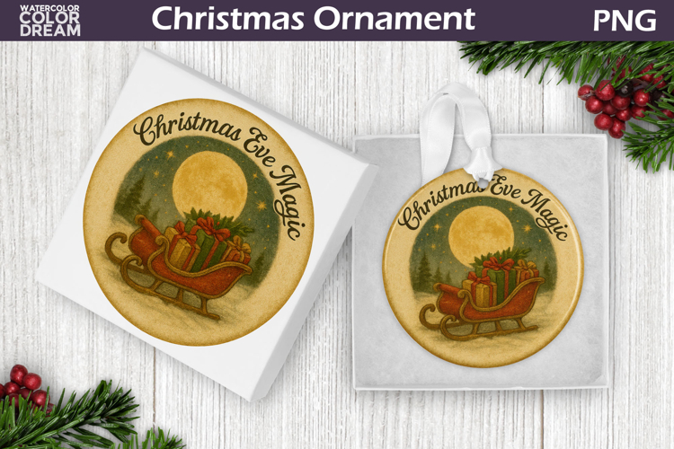 Retro Christmas Ornament | Vintage Christmas Ornament