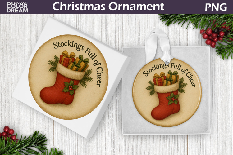 Retro Christmas Ornament | Vintage Christmas Ornament