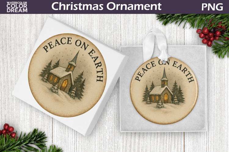 Retro Christmas Ornament | Vintage Christmas Ornament