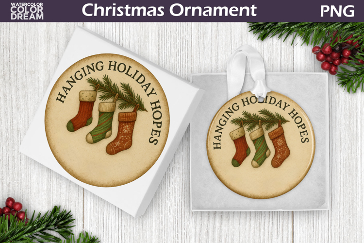 Retro Christmas Ornament | Vintage Christmas Ornament