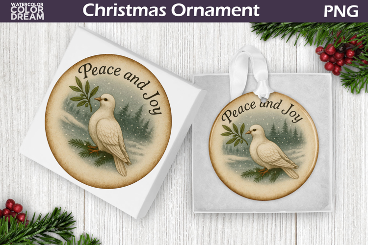 Retro Christmas Ornament | Vintage Christmas Ornament