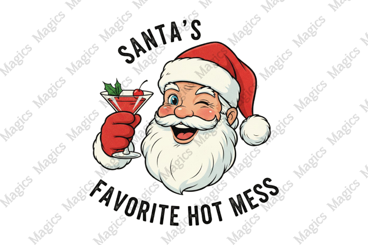 Vintage Christmas Png Santa' Favorite png