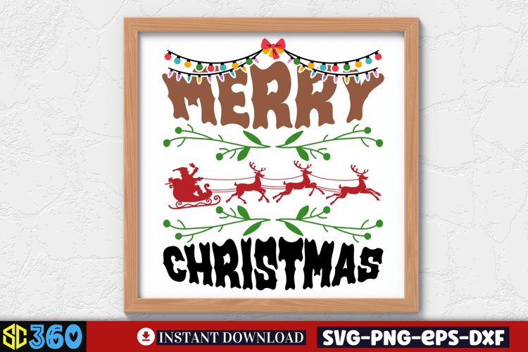 Merry christmas SVG, Christmas Sign SVG