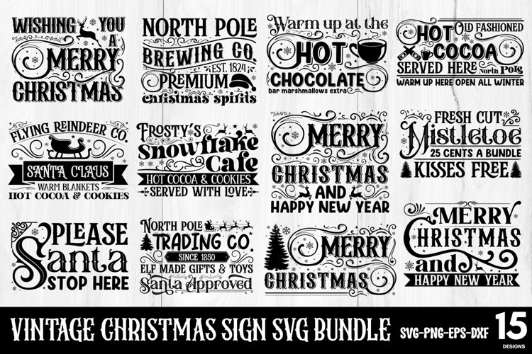 Christmas Signs Svg Image 13