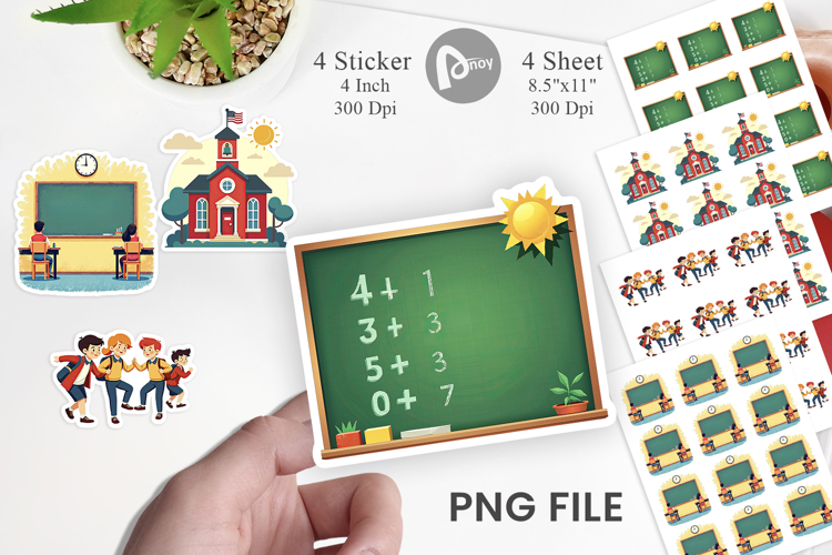 Vintage Classroom Sticker
