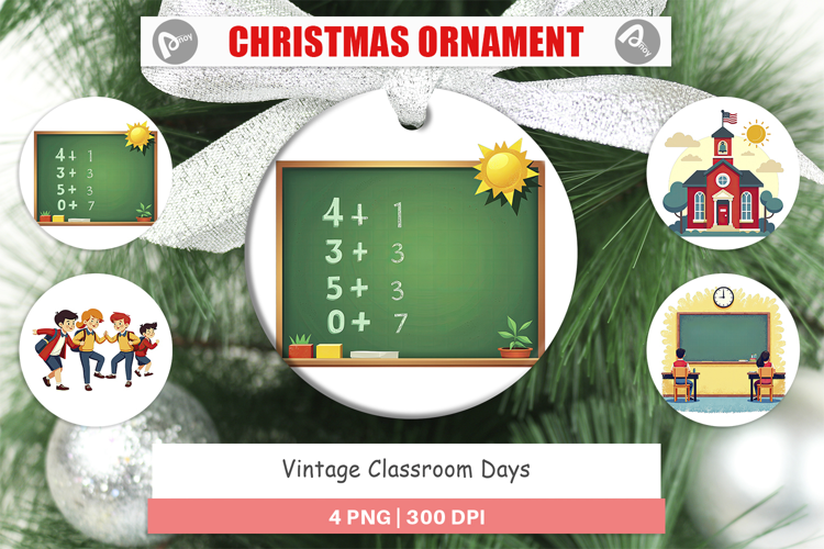 Ornament Vintage Classroom