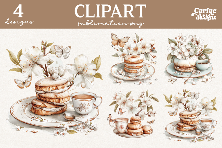 Vintage Clipart PNG, Vintage Sublimation Designs