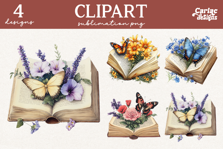 Vintage Clipart PNG, Vintage Sublimation Designs