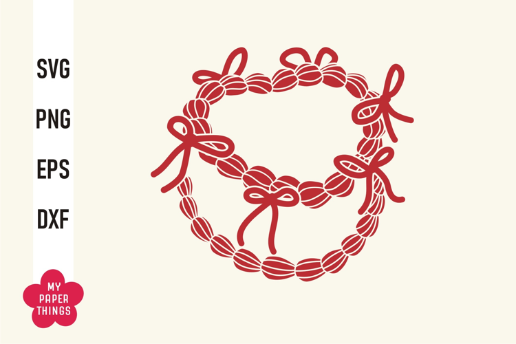 Vintage Coquette Heart Cake With Bows Svg Png, Ribbon svg