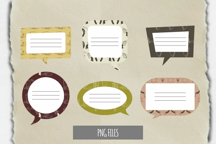 Vintage Cowboy Stuff Speech Bubble