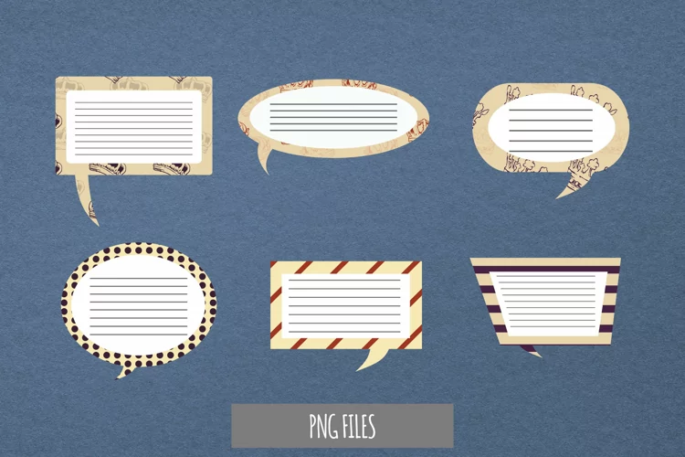 Vintage Crown Seamless Pattern Speech Bubble
