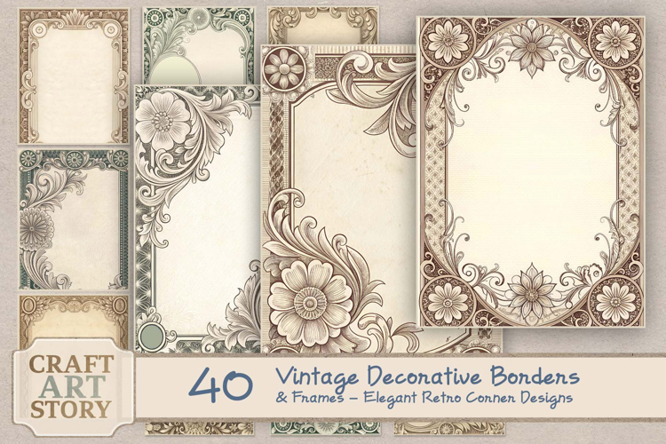 Vintage Decorative Borders & Frames