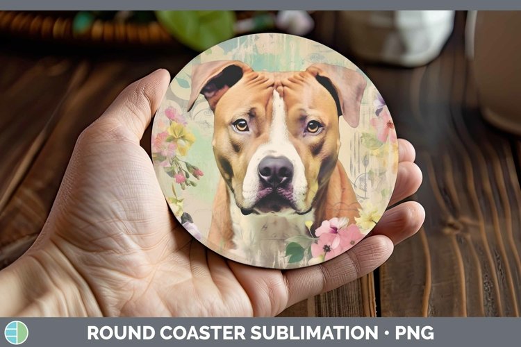 GorgeousVintage Decoupage Round Coaster design.
