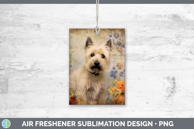 GorgeousVintage Decoupage Air Freshener design.