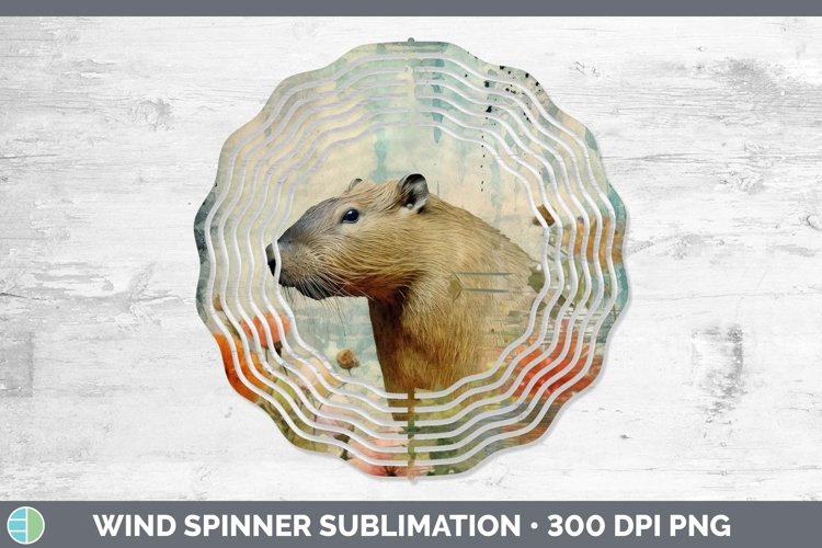 GorgeousVintage Decoupage Wind Spinner design.