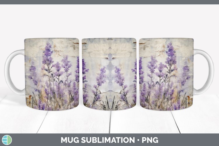 GorgeousVintage Decoupage Mug Wrap design.