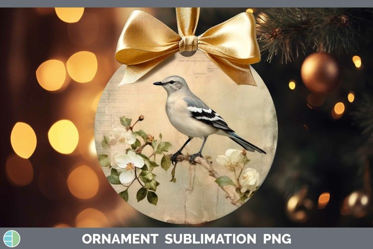 GorgeousVintage Decoupage Ornament design.