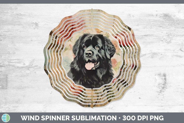 GorgeousVintage Decoupage Wind Spinner design.