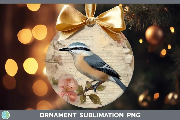 GorgeousVintage Decoupage Ornament design.