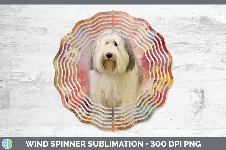 GorgeousVintage Decoupage Wind Spinner design.