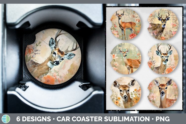 Car Coaster Sublimation Designs Image 5