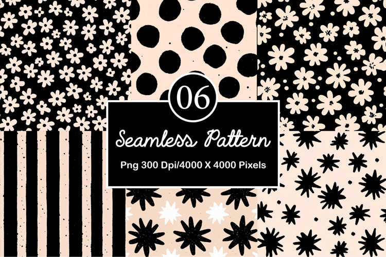 Vintage Digital Papers Floral Patterns