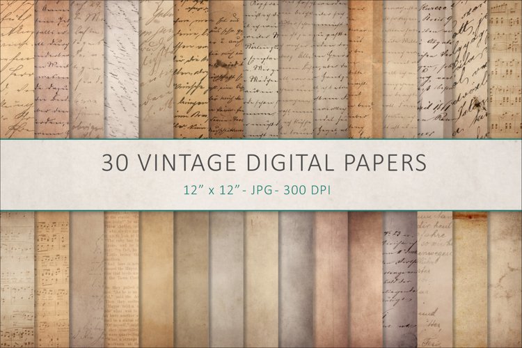 Vintage Paper Texture Image 20