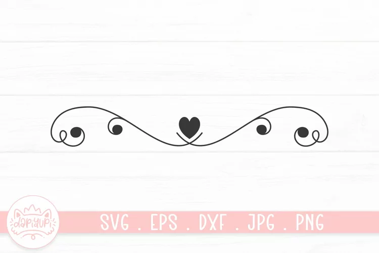 Vintage Divider SVG Cut File