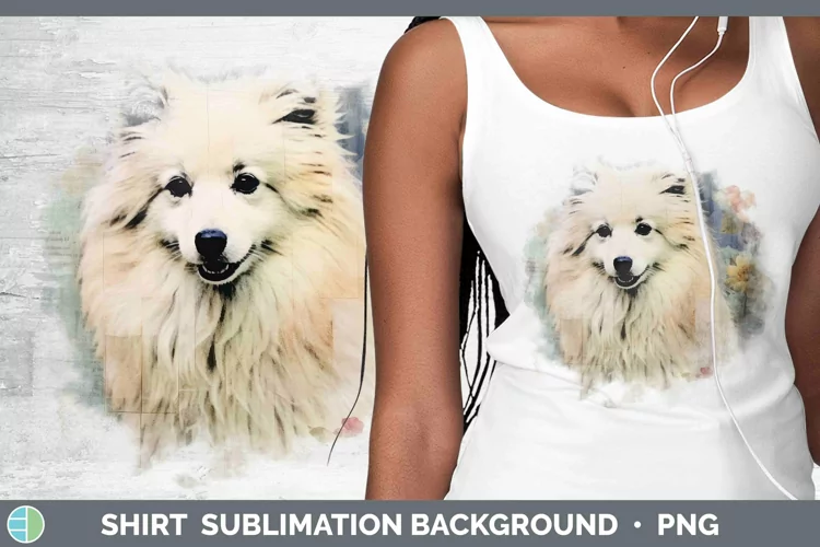 Vintage Dogs American Eskie Dog Shirt Sublimation Sublimatio