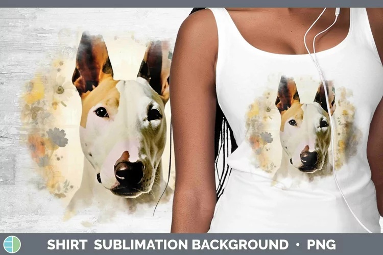 Vintage Dogs Bull Terrier Dog Shirt Sublimation Sublimation