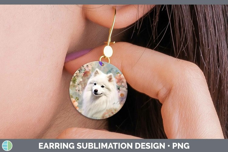 GorgeousVintage Dogs Round Earrings design.