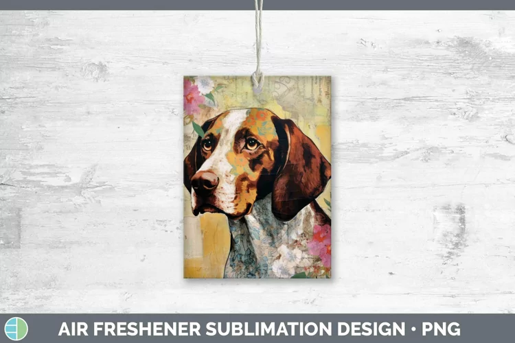 Vintage Dogs Shorthaired Pointer Air Freshener Sublimation C