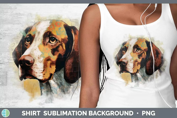 Vintage Dogs Shorthaired Pointer Shirt Sublimation Sublimati