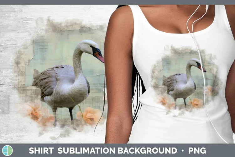 Vintage Farm Goose Shirt Sublimation Sublimation Background