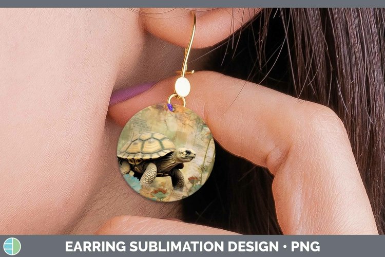 GorgeousVintage Farm Round Earrings design.