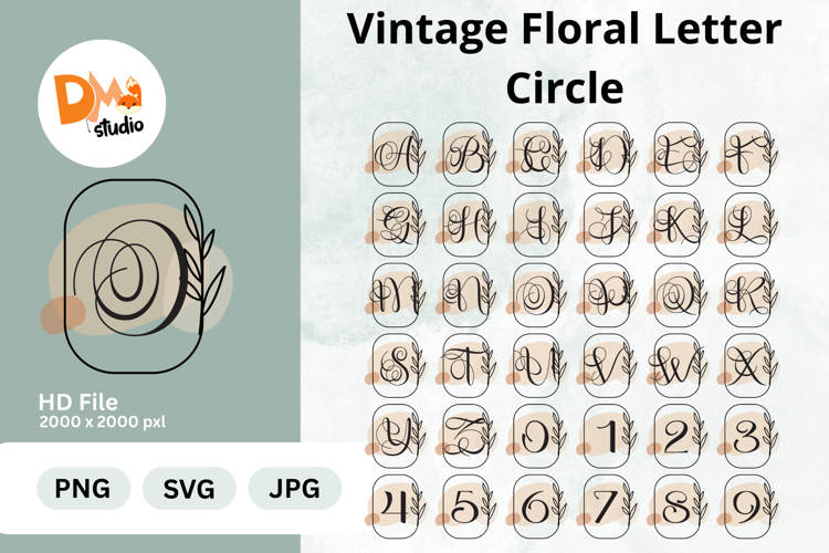 Floral Wreath Clipart Image 10