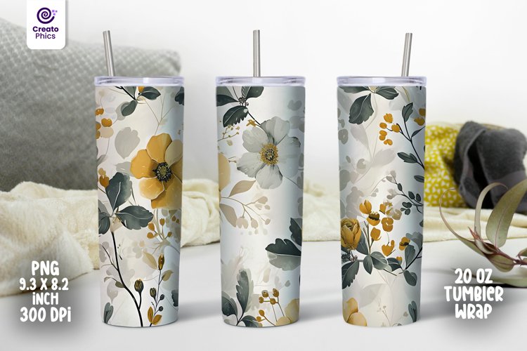 20 Oz Sublimation Tumbler Wrap Image 8